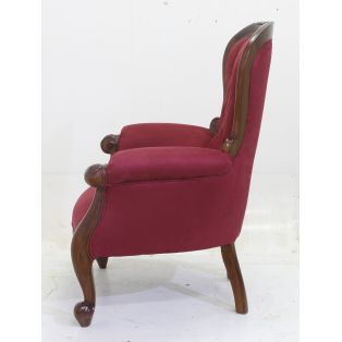 Мягкое кресло Grandfather с деревянным каркасом BAС 018  с тканевой обивкой