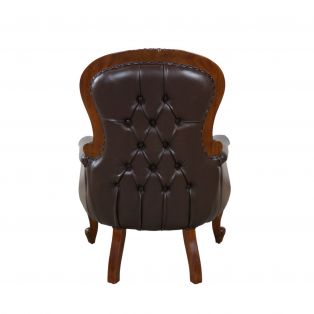 Кожаное кресло Grandfather PAC 01 brown