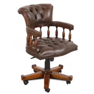 PAC 13 кресло кожаное на роликовых колесиках