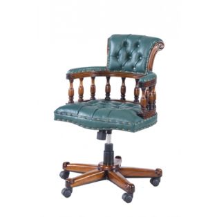 PAC 13 кресло кожаное на роликовых колесиках