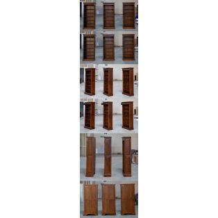 BBC 413 Книжный шкаф H=180 (6 полок, 1 ящик)