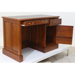 Письменный стол из массива дерева однотумбовый  BPD 120 dark brown