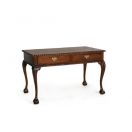 PWT 011 Стол письменный Chippendale, обит кожей зелёного цвета
